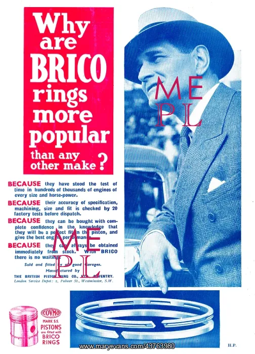 : Brico Aero Engine Piston Rings : Brico Aero Engine Piston Rings