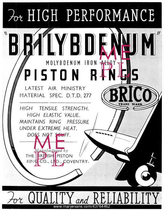: Brico Piston Rings - Brilybdenum : Brico Piston Rings - Brilybdenum