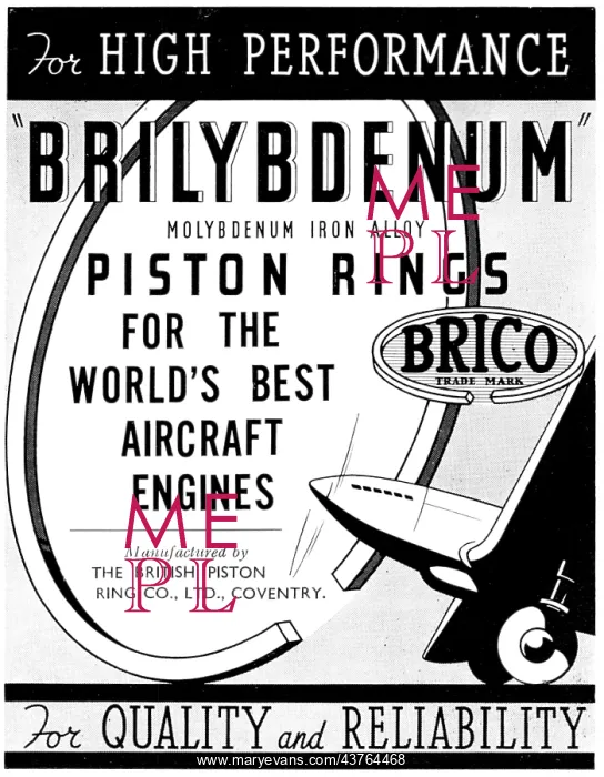 : Brico Piston Rings Brilybdneum : Brico Piston Rings Brilybdneum
