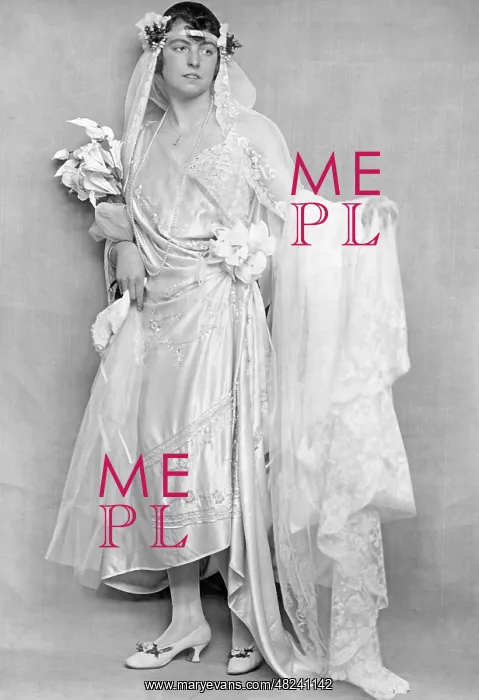: Bridal fashion, 1920 : Bridal fashion, 1920