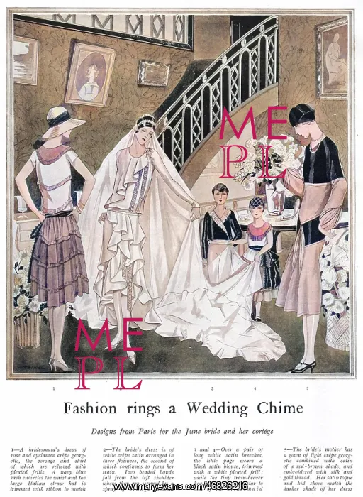  : Bridal fashions, 1927