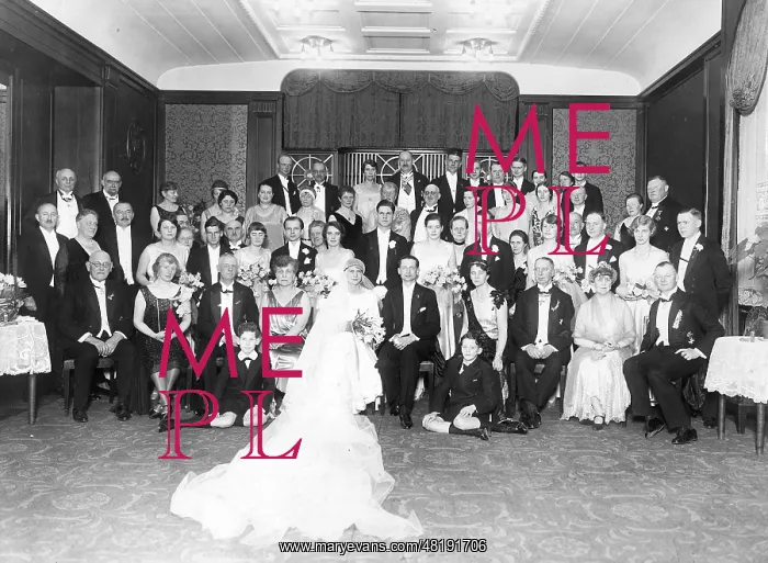 : Bridal party, 1930 : Bridal party, 1930
