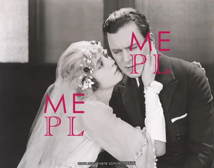 : The bride comforts the groom : The bride comforts the groom