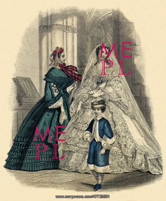 : Bride in Elaborate Gown : Bride in Elaborate Gown