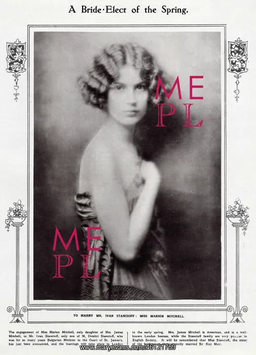 : A Bride-Elect of the Spring - Miss Marion Mitchell : A Bride-Elect of the Spring - Miss Marion Mitchell