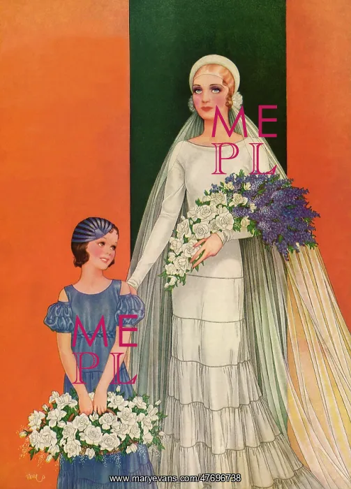  : Bride and Flower Girl