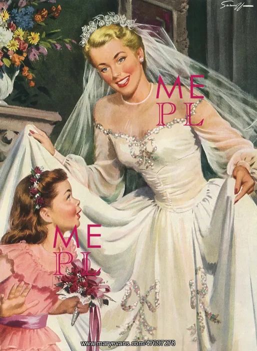  : Bride and Flower Girl