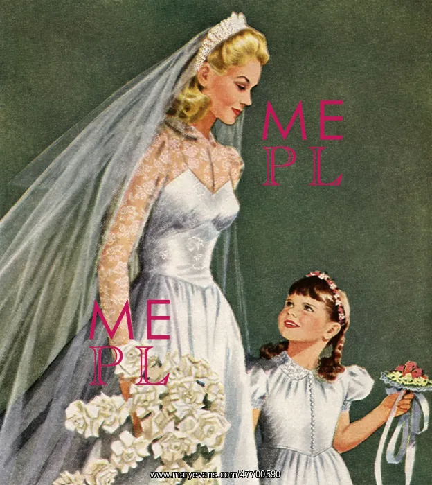  : Bride and Flower Girl