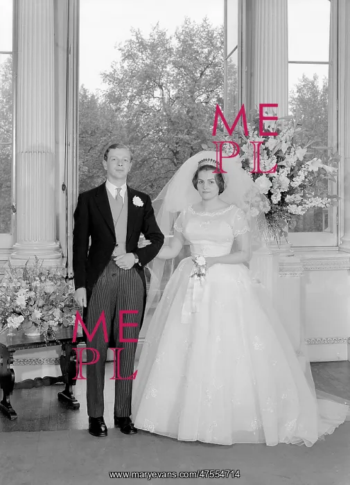  : The bride and groom at the Riall Wedding