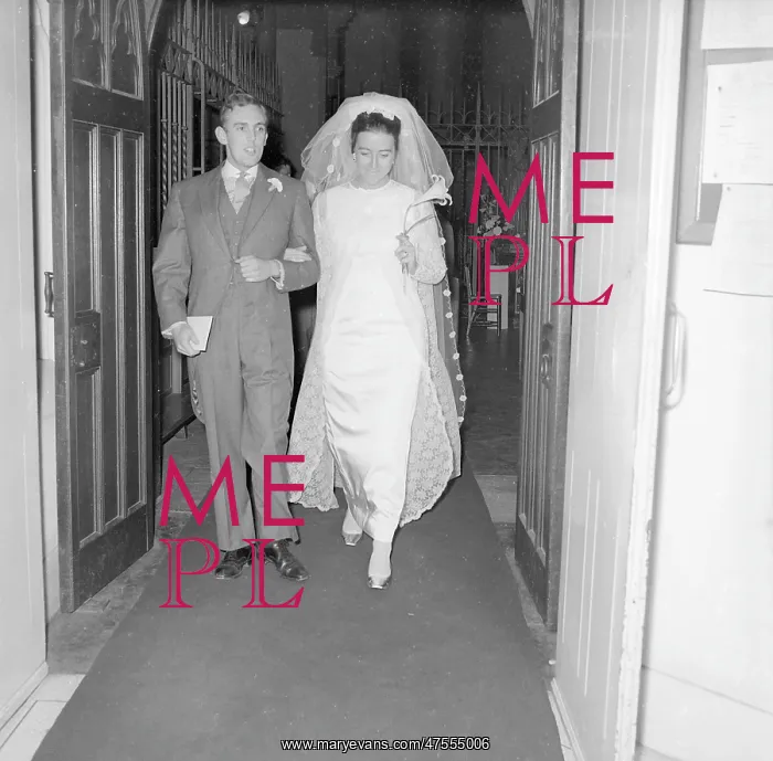  : The bride and groom at the Yateman Biggs Wedding
