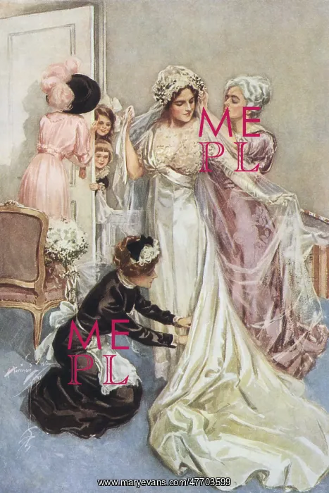  : Bride with Wedding Dress