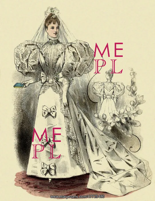  : Bride in White Gown