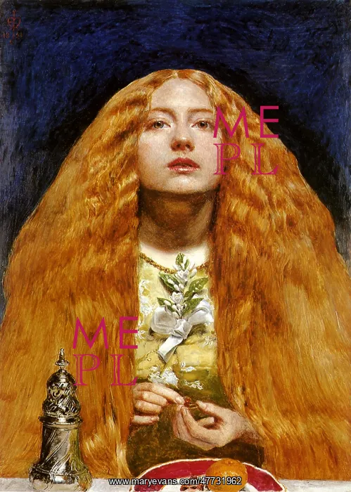 : The Bridesmaid, by J E Millais : The Bridesmaid, by J E Millais