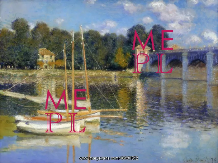 : The Bridge at Argenteuil Artist: Claude Monet : The Bridge at Argenteuil Artist: Claude Monet