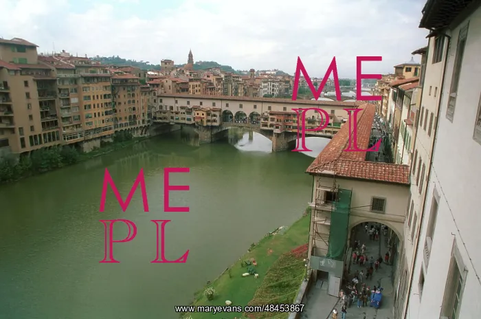 : Bridge over the Arno River, 1996 : Bridge over the Arno River, 1996
