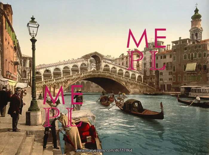 : Bridge - Canal - Venice - Italy : Bridge - Canal - Venice - Italy