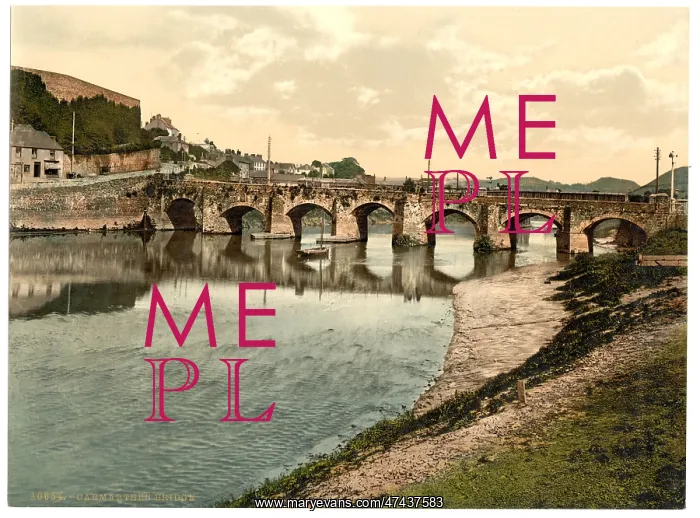 : Bridge, Carmarthen, Wales : Bridge, Carmarthen, Wales