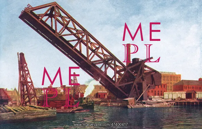 : BRIDGE, CHICAGO HARBOUR : BRIDGE, CHICAGO HARBOUR