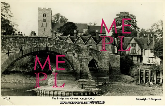 : The Bridge & Church, Aylesford, Kent : The Bridge & Church, Aylesford, Kent
