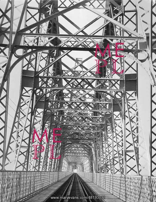 : Bridge over the Danube at Cernavoda in Romania, 1916 : Bridge over the Danube at Cernavoda in Romania, 1916