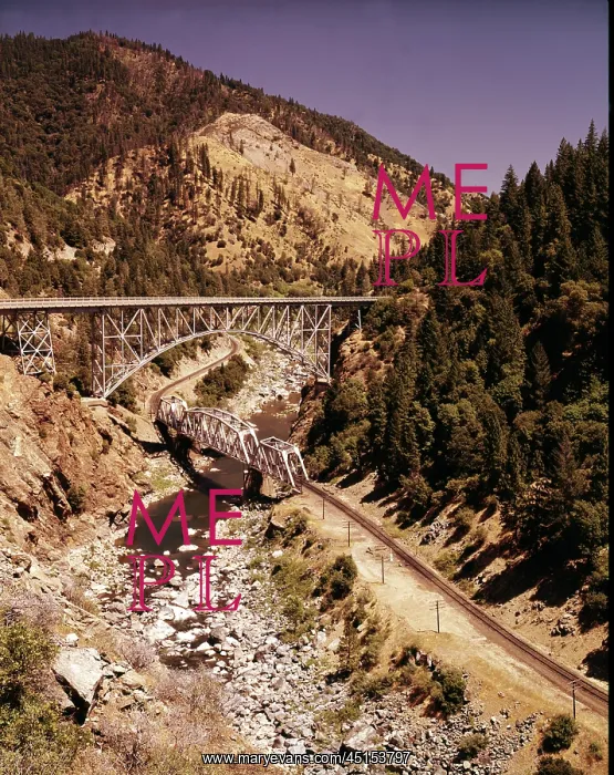 : Bridge Over Feather River Canyon : Bridge Over Feather River Canyon