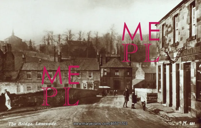 : The Bridge, Lasswade, Scotland on River Esk : The Bridge, Lasswade, Scotland on River Esk