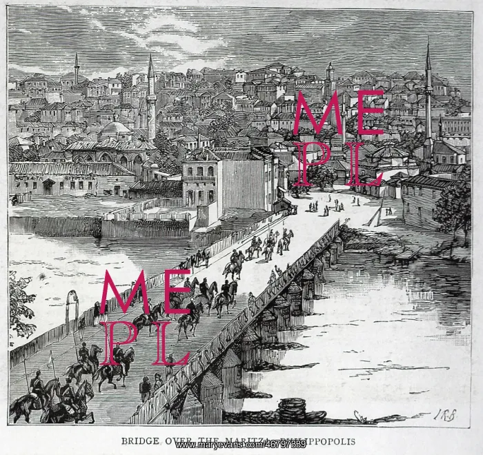 : Bridge over the Maritza, Philippopolis : Bridge over the Maritza, Philippopolis
