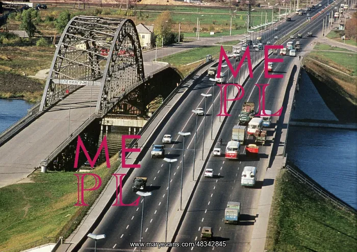 : Bridge across Moscow Canal, 1977 : Bridge across Moscow Canal, 1977