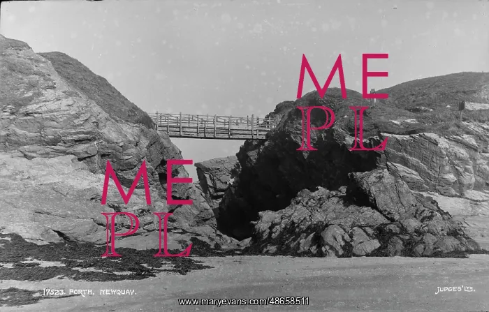 : Bridge at Porth, Newquay : Bridge at Porth, Newquay