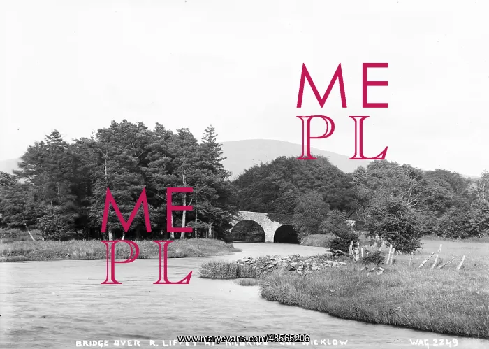 : Bridge Over R. Liffey at Kilbride, Co. Wicklow : Bridge Over R. Liffey at Kilbride, Co. Wicklow