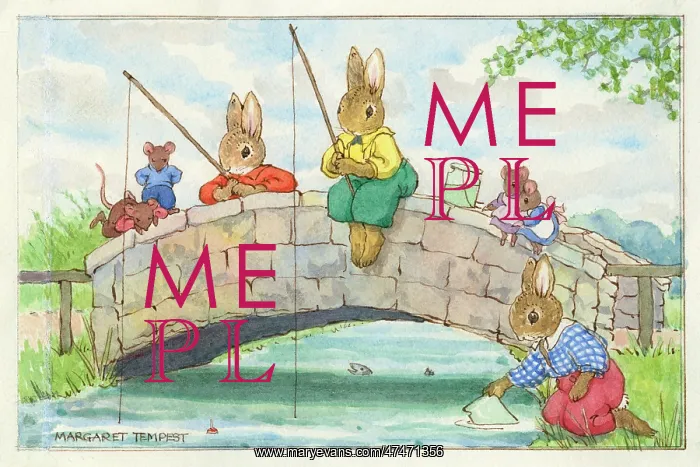 : The Bridge ? rabbits fishing : The Bridge ? rabbits fishing