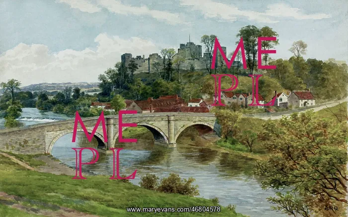 : Bridge over river, Ludlow, Shropshire : Bridge over river, Ludlow, Shropshire