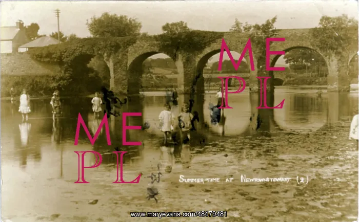 : Bridge & River, Newtownstewart, County Tyrone : Bridge & River, Newtownstewart, County Tyrone