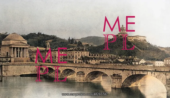: Bridge over the River Po, Turin, Italy : Bridge over the River Po, Turin, Italy