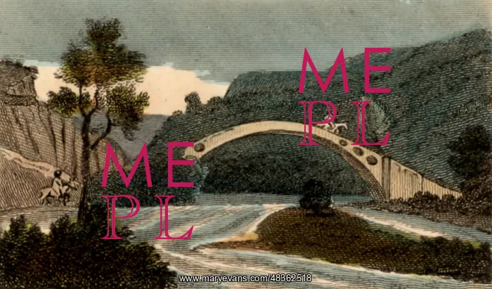 : Bridge over the River Taff at Pontypridd, Wales : Bridge over the River Taff at Pontypridd, Wales