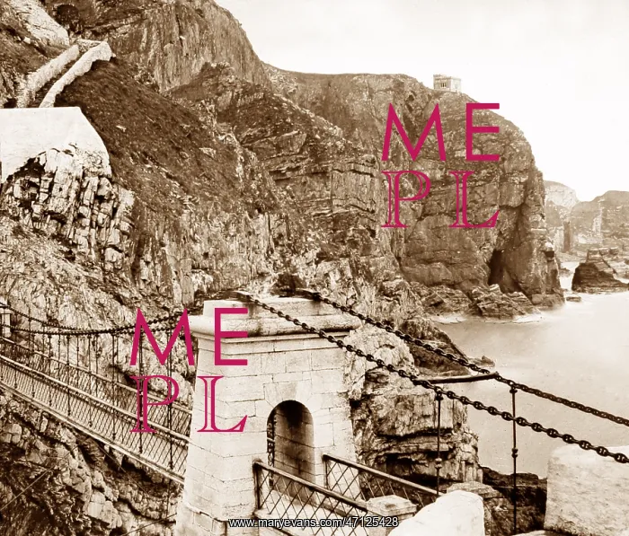 : Bridge to South Stack Lighthouse near Holyhead : Bridge to South Stack Lighthouse near Holyhead