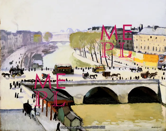 : The Bridge at St Michael Artist: Albert Marquet : The Bridge at St Michael Artist: Albert Marquet