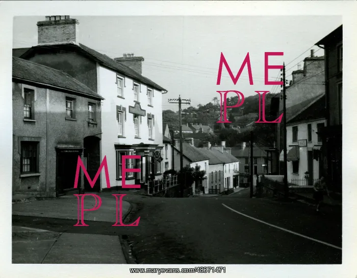 : Bridge Street - (Showing the Emlyn Hotel : Bridge Street - (Showing the Emlyn Hotel