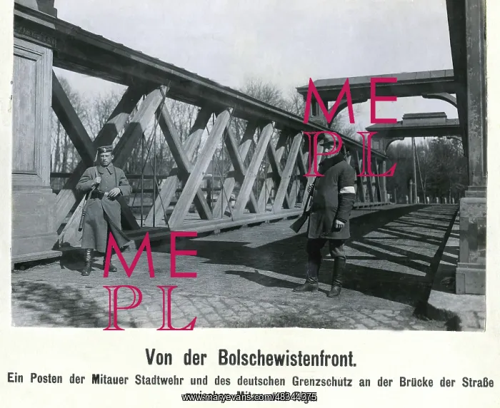 : Bridge surveillance in the Baltics, 1919 : Bridge surveillance in the Baltics, 1919