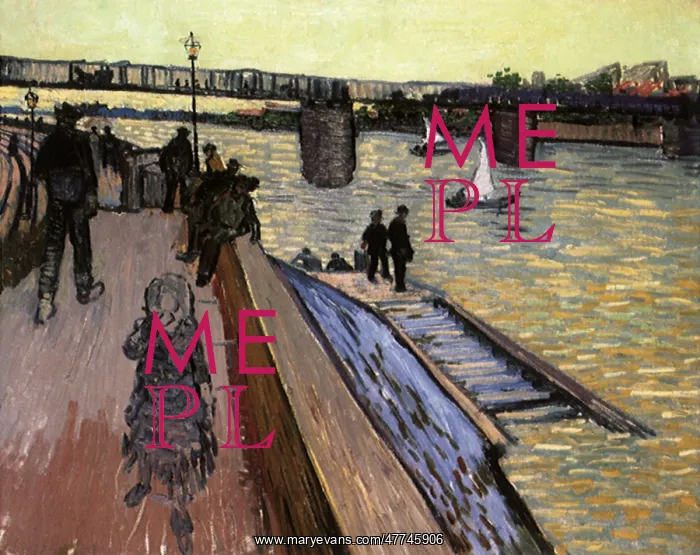 : The Bridge at Trinquetaille, by Van Gogh : The Bridge at Trinquetaille, by Van Gogh