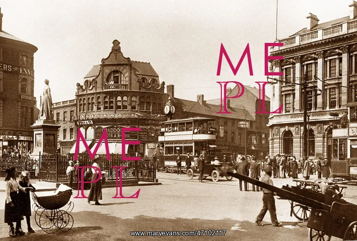 : The Bridge, Walsall early 1900's : The Bridge, Walsall early 1900's