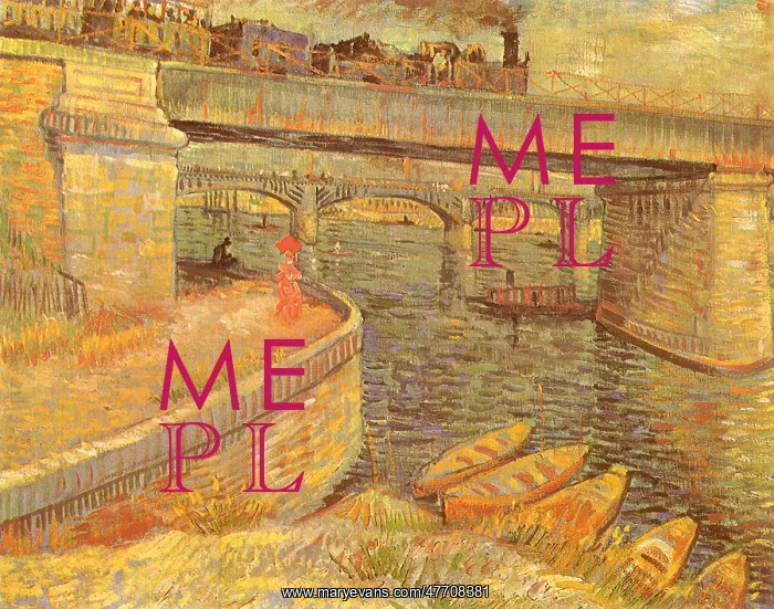 : Bridges at Asnieres, by Van Gogh : Bridges at Asnieres, by Van Gogh