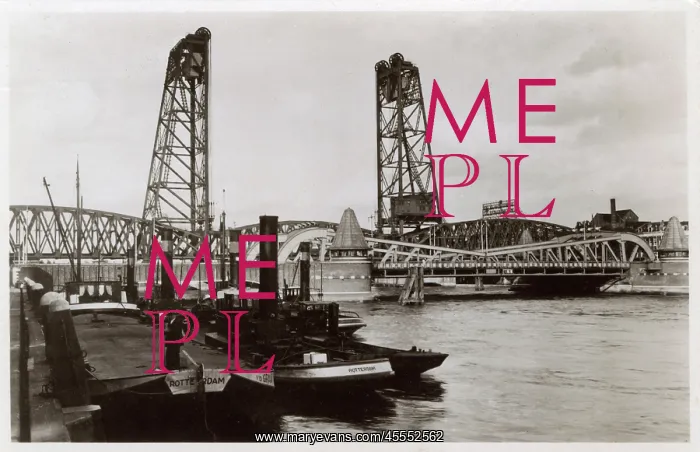 : The Bridges over a side branch of the River Mause, Rotterdam : The Bridges over a side branch of the River Mause, Rotterdam