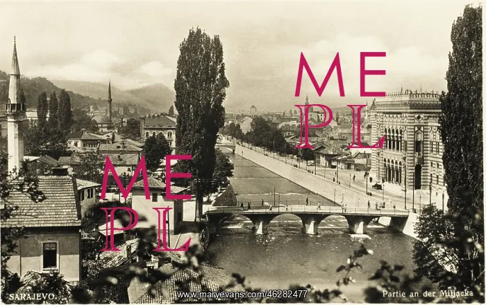 : Bridges over the Miljacka River, Sarajevo : Bridges over the Miljacka River, Sarajevo