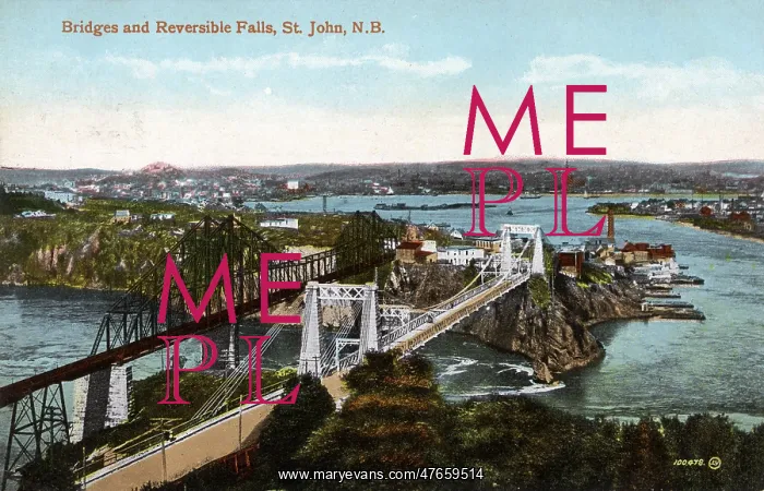  : Bridges and reversible falls, St John, New Brunswick, Canada