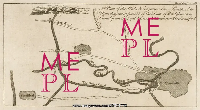 : Bridgewater Canal Map : Bridgewater Canal Map
