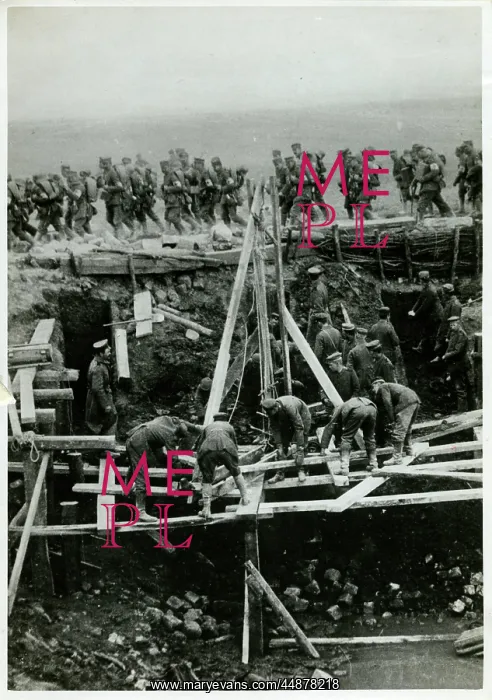 : BRIDGING A MINE CRATER : BRIDGING A MINE CRATER