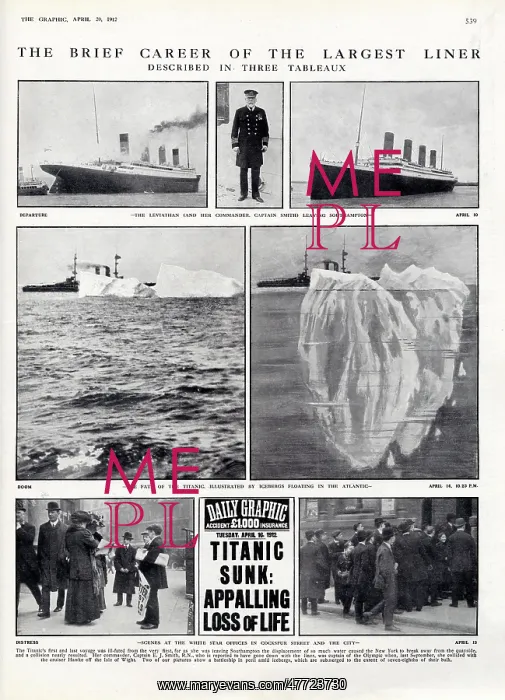 : The brief career of the largest liner - the Titanic : The brief career of the largest liner - the Titanic