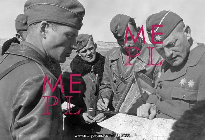 : Briefing at the Condor Legion in Spain, 1939 : Briefing at the Condor Legion in Spain, 1939