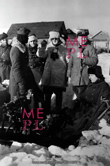 : Briefing in Demjansk, 1942 : Briefing in Demjansk, 1942